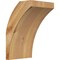 Ekena Millwork 6"W x 6"D x 10"H Thorton Rough Sawn Knee Brace, Western Red Cedar BRC06X06X10THR00RWR - alternate 1